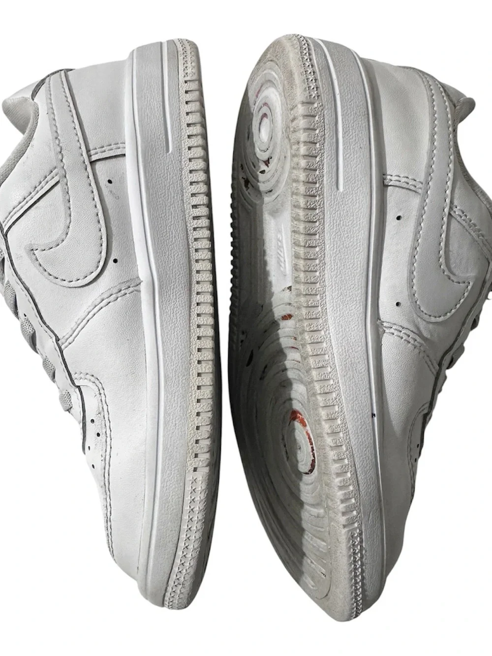 NIKE Toddler Court Borough White Low-Top Leather Sneakers Size 12C